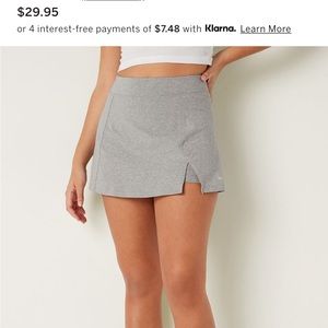 Victoria’s Secret Cotton Athletic Skort - Gray - Small